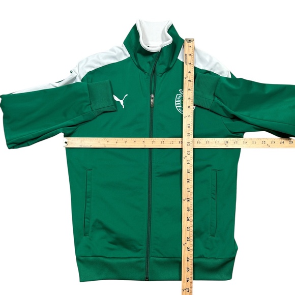 Puma Sporting CP Portugal Green White Track Jacket Mens Medium - Picture 9 of 9